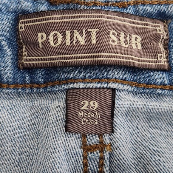 Point Sur Wide-Leg Crop Jeans Women's Size 29 - Picture 6 of 8